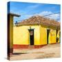 Cuba Fuerte Collection SQ - Yellow Facades in Trinidad III-Philippe Hugonnard-Stretched Canvas