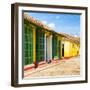 Cuba Fuerte Collection SQ - Yellow Facades in Trinidad-Philippe Hugonnard-Framed Photographic Print