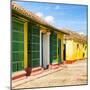 Cuba Fuerte Collection SQ - Yellow Facades in Trinidad-Philippe Hugonnard-Mounted Photographic Print