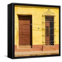 Cuba Fuerte Collection SQ - Yellow House-Philippe Hugonnard-Framed Stretched Canvas