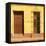 Cuba Fuerte Collection SQ - Yellow House-Philippe Hugonnard-Framed Stretched Canvas