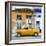 Cuba Fuerte Collection SQ - Yellow Vintage American Car in Havana-Philippe Hugonnard-Framed Photographic Print