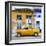 Cuba Fuerte Collection SQ - Yellow Vintage American Car in Havana-Philippe Hugonnard-Framed Photographic Print