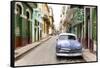 Cuba Fuerte Collection - Street Scene in Havana-Philippe Hugonnard-Framed Stretched Canvas