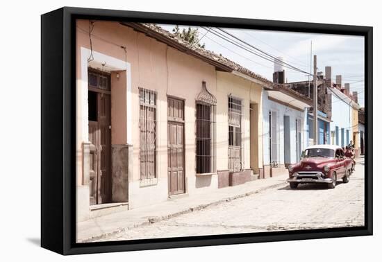 Cuba Fuerte Collection - Street Scene in Trinidad IV-Philippe Hugonnard-Framed Stretched Canvas