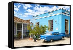 Cuba Fuerte Collection - Street Scene in Trinidad-Philippe Hugonnard-Framed Stretched Canvas