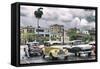 Cuba Fuerte Collection - Taxi Cars of Havana II-Philippe Hugonnard-Framed Stretched Canvas