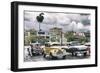 Cuba Fuerte Collection - Taxi Cars of Havana II-Philippe Hugonnard-Framed Photographic Print