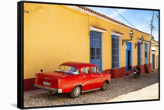 Cuba Fuerte Collection - Trinidad Colorful City-Philippe Hugonnard-Framed Stretched Canvas