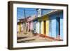 Cuba Fuerte Collection - Trinidad Colorful Street Scene III-Philippe Hugonnard-Framed Photographic Print