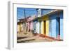 Cuba Fuerte Collection - Trinidad Colorful Street Scene III-Philippe Hugonnard-Framed Photographic Print