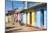 Cuba Fuerte Collection - Trinidad Colorful Street Scene III-Philippe Hugonnard-Mounted Photographic Print