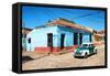 Cuba Fuerte Collection - Trinidad Colorful Street Scene V-Philippe Hugonnard-Framed Stretched Canvas