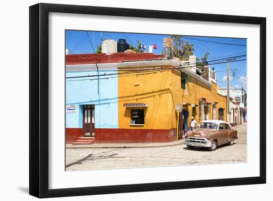 Cuba Fuerte Collection - Trinidad Street Scene III-Philippe Hugonnard-Framed Photographic Print