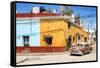 Cuba Fuerte Collection - Trinidad Street Scene III-Philippe Hugonnard-Framed Stretched Canvas