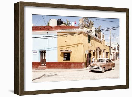 Cuba Fuerte Collection - Trinidad Street Scene IV-Philippe Hugonnard-Framed Photographic Print