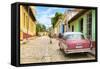 Cuba Fuerte Collection - Trinidad Street Scene-Philippe Hugonnard-Framed Stretched Canvas