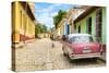 Cuba Fuerte Collection - Trinidad Street Scene-Philippe Hugonnard-Stretched Canvas