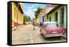 Cuba Fuerte Collection - Trinidad Street Scene-Philippe Hugonnard-Framed Stretched Canvas