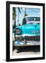 Cuba Fuerte Collection - Turquoise Chevy Classic Car-Philippe Hugonnard-Framed Photographic Print