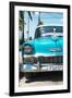 Cuba Fuerte Collection - Turquoise Chevy Classic Car-Philippe Hugonnard-Framed Photographic Print