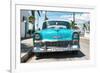 Cuba Fuerte Collection - Turquoise Chevy-Philippe Hugonnard-Framed Photographic Print