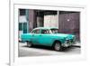 Cuba Fuerte Collection - Turquoise Chevy-Philippe Hugonnard-Framed Photographic Print