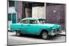 Cuba Fuerte Collection - Turquoise Chevy-Philippe Hugonnard-Mounted Photographic Print