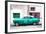 Cuba Fuerte Collection - Turquoise Pontiac 1953 Original Classic Car-Philippe Hugonnard-Framed Photographic Print