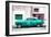 Cuba Fuerte Collection - Turquoise Pontiac 1953 Original Classic Car-Philippe Hugonnard-Framed Photographic Print