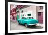 Cuba Fuerte Collection - Turquoise Taxi Pontiac 1953-Philippe Hugonnard-Framed Photographic Print