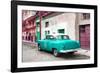 Cuba Fuerte Collection - Turquoise Taxi Pontiac 1953-Philippe Hugonnard-Framed Photographic Print