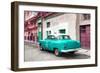 Cuba Fuerte Collection - Turquoise Taxi Pontiac 1953-Philippe Hugonnard-Framed Premium Photographic Print