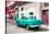 Cuba Fuerte Collection - Turquoise Taxi Pontiac 1953-Philippe Hugonnard-Stretched Canvas
