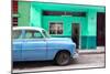 Cuba Fuerte Collection - Vintage Blue Car of Havana-Philippe Hugonnard-Mounted Photographic Print