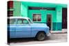 Cuba Fuerte Collection - Vintage Blue Car of Havana-Philippe Hugonnard-Stretched Canvas