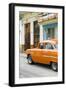 Cuba Fuerte Collection - Vintage Cuban Orange Car-Philippe Hugonnard-Framed Photographic Print
