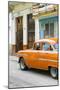 Cuba Fuerte Collection - Vintage Cuban Orange Car-Philippe Hugonnard-Mounted Photographic Print