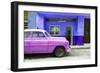 Cuba Fuerte Collection - Vintage Hot Pink Car of Havana-Philippe Hugonnard-Framed Photographic Print