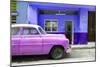 Cuba Fuerte Collection - Vintage Hot Pink Car of Havana-Philippe Hugonnard-Mounted Photographic Print