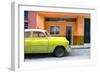 Cuba Fuerte Collection - Vintage Lime Green Car of Havana-Philippe Hugonnard-Framed Photographic Print