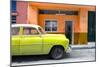 Cuba Fuerte Collection - Vintage Lime Green Car of Havana-Philippe Hugonnard-Mounted Photographic Print