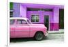 Cuba Fuerte Collection - Vintage Pink Car of Havana-Philippe Hugonnard-Framed Photographic Print