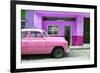 Cuba Fuerte Collection - Vintage Pink Car of Havana-Philippe Hugonnard-Framed Photographic Print