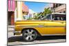 Cuba Fuerte Collection - Vintage Yellow Car II-Philippe Hugonnard-Mounted Photographic Print