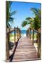 Cuba Fuerte Collection - Way to the Beach II-Philippe Hugonnard-Mounted Photographic Print
