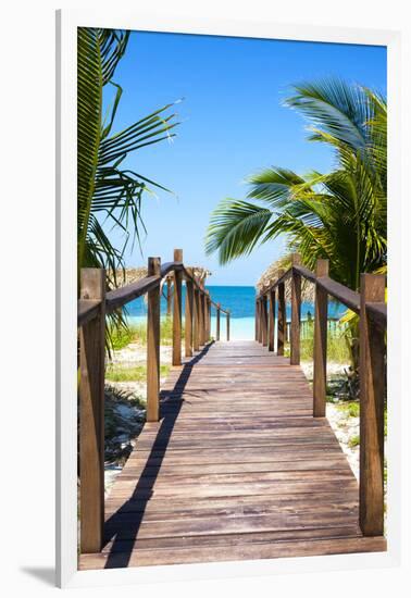 Cuba Fuerte Collection - Way to the Beach II-Philippe Hugonnard-Framed Photographic Print