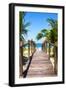 Cuba Fuerte Collection - Way to the Beach II-Philippe Hugonnard-Framed Photographic Print