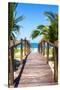 Cuba Fuerte Collection - Way to the Beach II-Philippe Hugonnard-Stretched Canvas