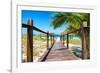 Cuba Fuerte Collection - Way to the Beach III-Philippe Hugonnard-Framed Photographic Print